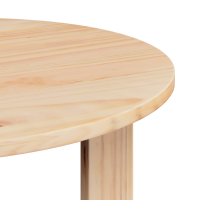 Produktbild för Kaffeebord 2 pcs Naturfärg Massivt tallträ