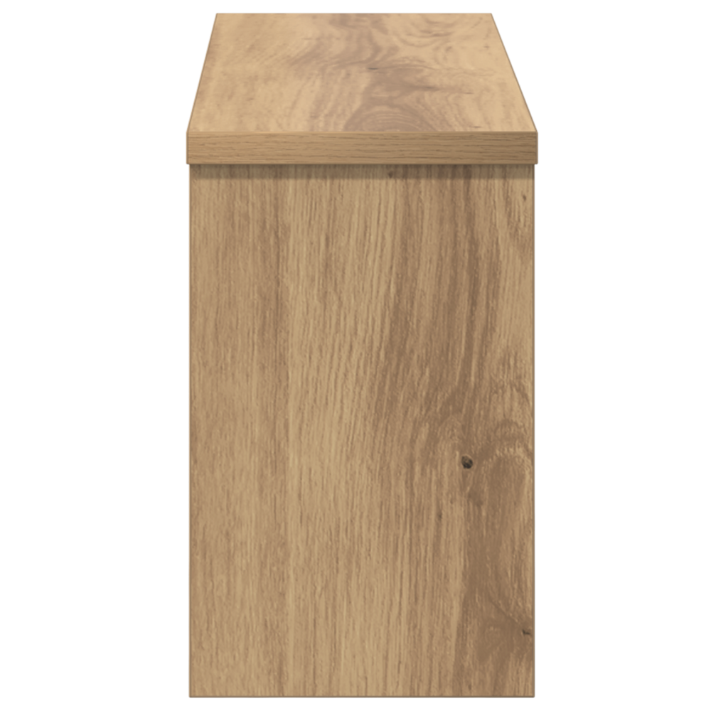 Produktbild för Väggmonterad Klädhängare med hylla Artisan Ek 50 x 16 x 26 cm