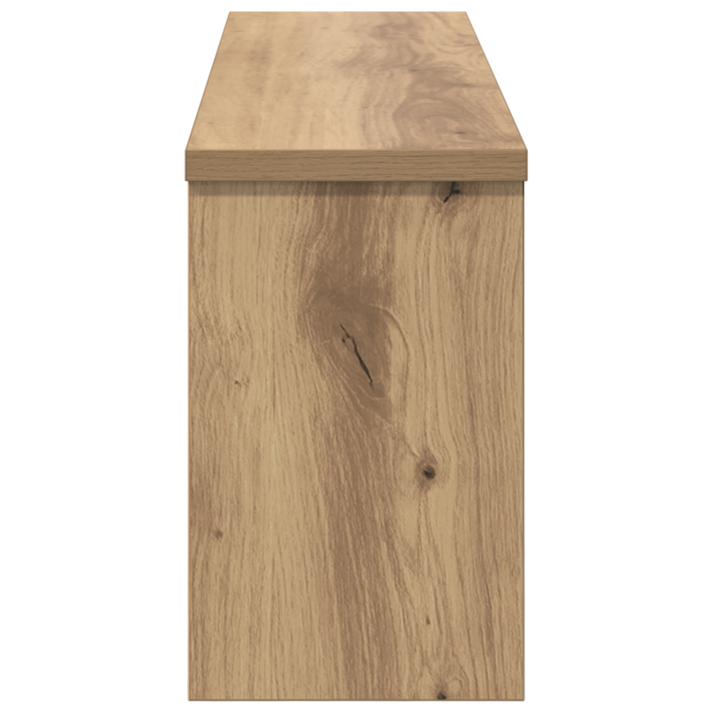 Produktbild för Väggmonterad Klädhängare med hylla Artisan Ek 75 x 16 x 26 cm