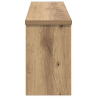 Produktbild för Väggmonterad Klädhängare med hylla Artisan Ek 75 x 16 x 26 cm