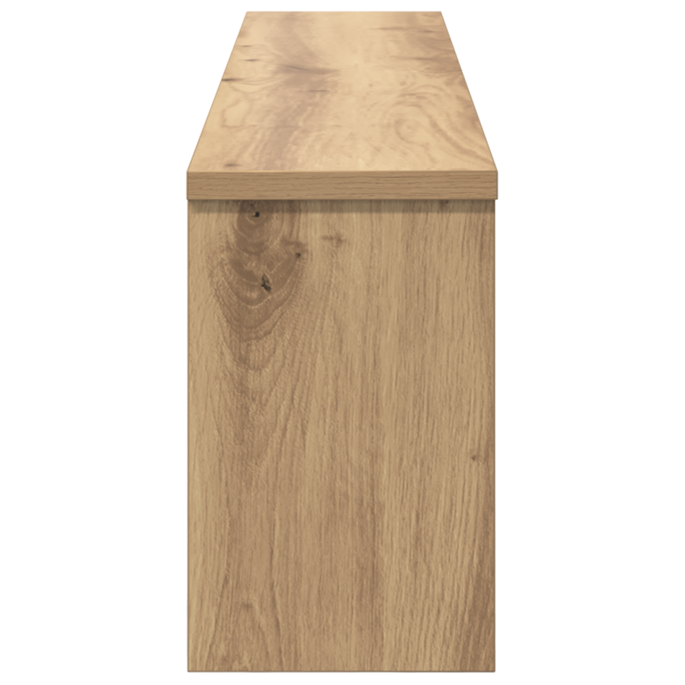 Produktbild för Väggmonterad Klädhängare med hylla Artisan Ek 100 x 16 x 26 cm