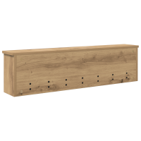 Produktbild för Väggmonterad Klädhängare med hylla Artisan Ek 100 x 16 x 26 cm