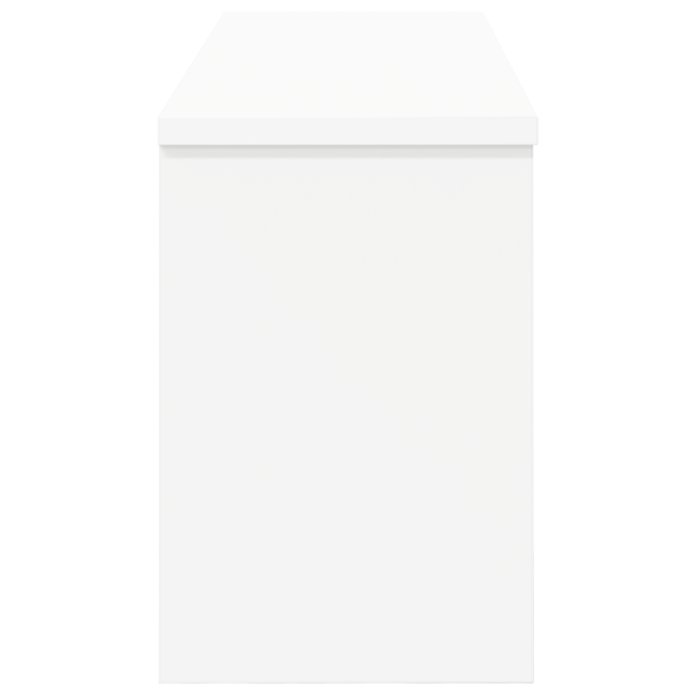 Produktbild för Väggmonterad Klädhängare Vit 80 x 20 x 30 cm Konstruerat trä