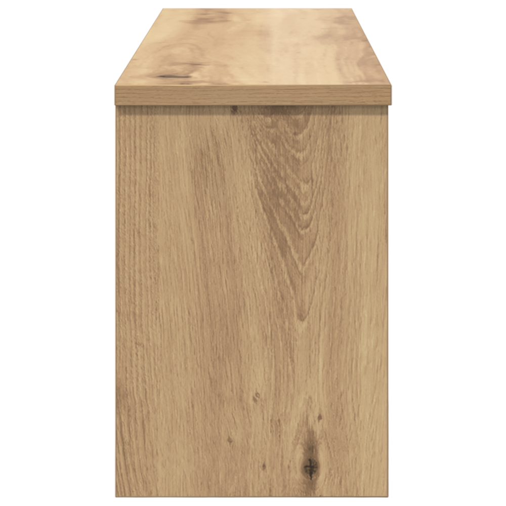 Produktbild för Väggmonterad Klädhängare med hylla Artisan Ek 80 x 20 x 30 cm
