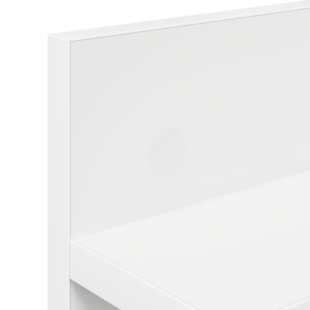 Produktbild för Väggmonterad Klädhängare Vit 60 x 10,5 x 18 cm Konstruerat trä