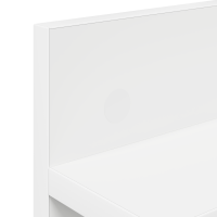 Produktbild för Väggmonterad Klädhängare Vit 60 x 10,5 x 18 cm Konstruerat trä