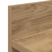 Produktbild för Väggmonterad Klädhängare Artisan Ek 60 x 10,5 x 18 cm