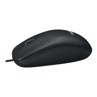 Produktbild för Logitech M100 - mus - fullstorlek - USB - svart