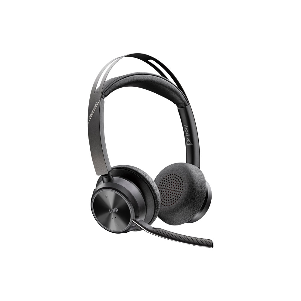 Produktbild för HP Poly Voyager Focus 2-M - headset - USB-C via Bluetooth-adapter