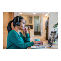 Produktbild för HP Poly Voyager Focus 2-M - headset - USB-C via Bluetooth-adapter