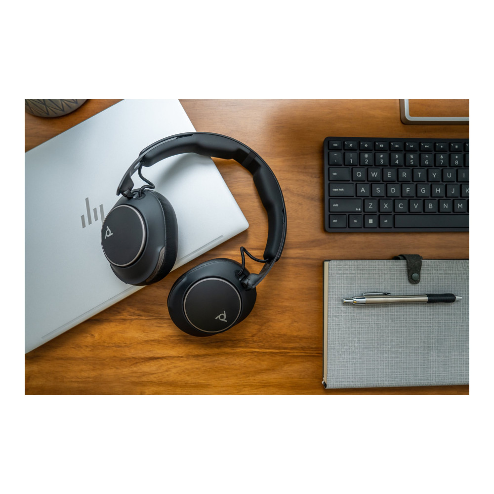 Produktbild för HP Poly Voyager Surround 80 UC - headset - USB-C via Bluetooth-adapter