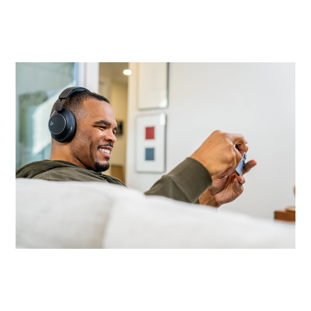 Produktbild för HP Poly Voyager Surround 80 UC - headset - USB-C via Bluetooth-adapter