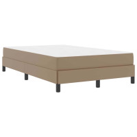 Produktbild för Sängram med madrass Cappuccino 120 x 200 cm tyg