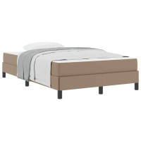 Produktbild för Sängram med madrass Cappuccino 120 x 200 cm tyg