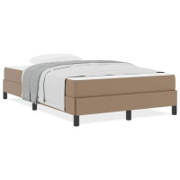 Produktbild för Sängram med madrass Cappuccino 120 x 200 cm tyg