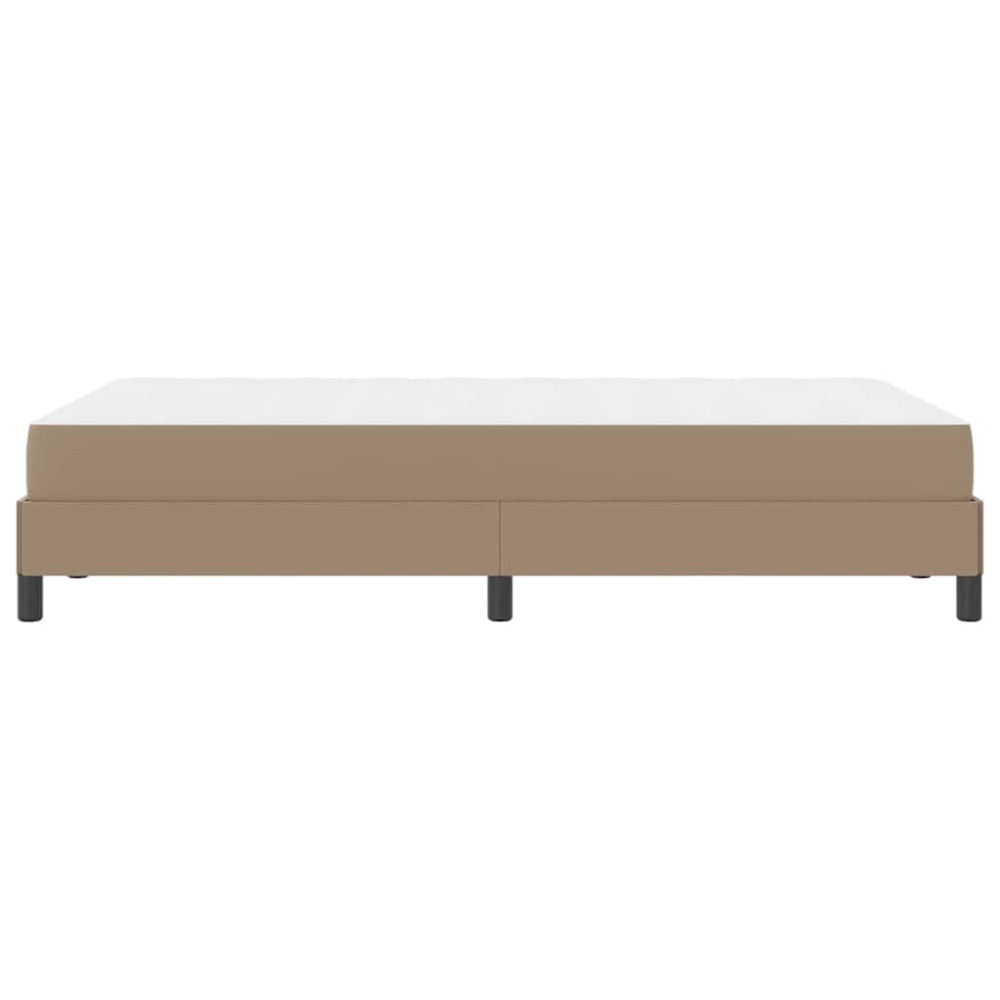 Produktbild för Sängram med madrass Cappuccino 120 x 200 cm tyg