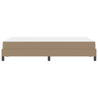 Produktbild för Sängram med madrass Cappuccino 120 x 200 cm tyg