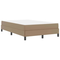 Produktbild för Sängram med madrass Cappuccino 120 x 200 cm tyg