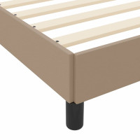 Produktbild för Sängram med madrass Cappuccino 120 x 200 cm tyg