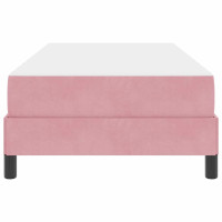 Produktbild för Bäddfjäder med madrass Rosa 80 x 220 cm tyg