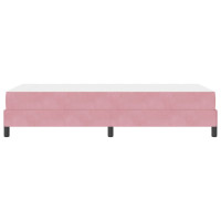 Produktbild för Bäddfjäder med madrass Rosa 80 x 220 cm tyg