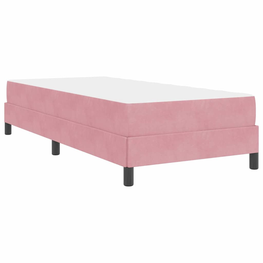 Produktbild för Bäddfjäder med madrass Rosa 80 x 220 cm tyg