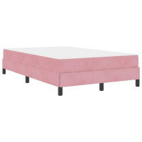 Produktbild för Bäddfjäder med madrass Rosa 120 x 220 cm tyg