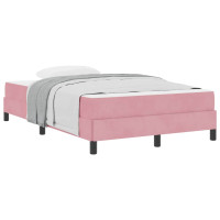 Produktbild för Bäddfjäder med madrass Rosa 120 x 220 cm tyg