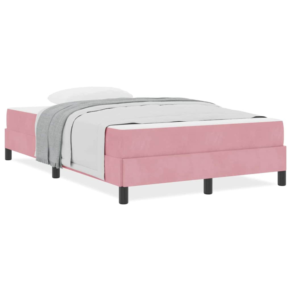 Produktbild för Bäddfjäder med madrass Rosa 120 x 220 cm tyg