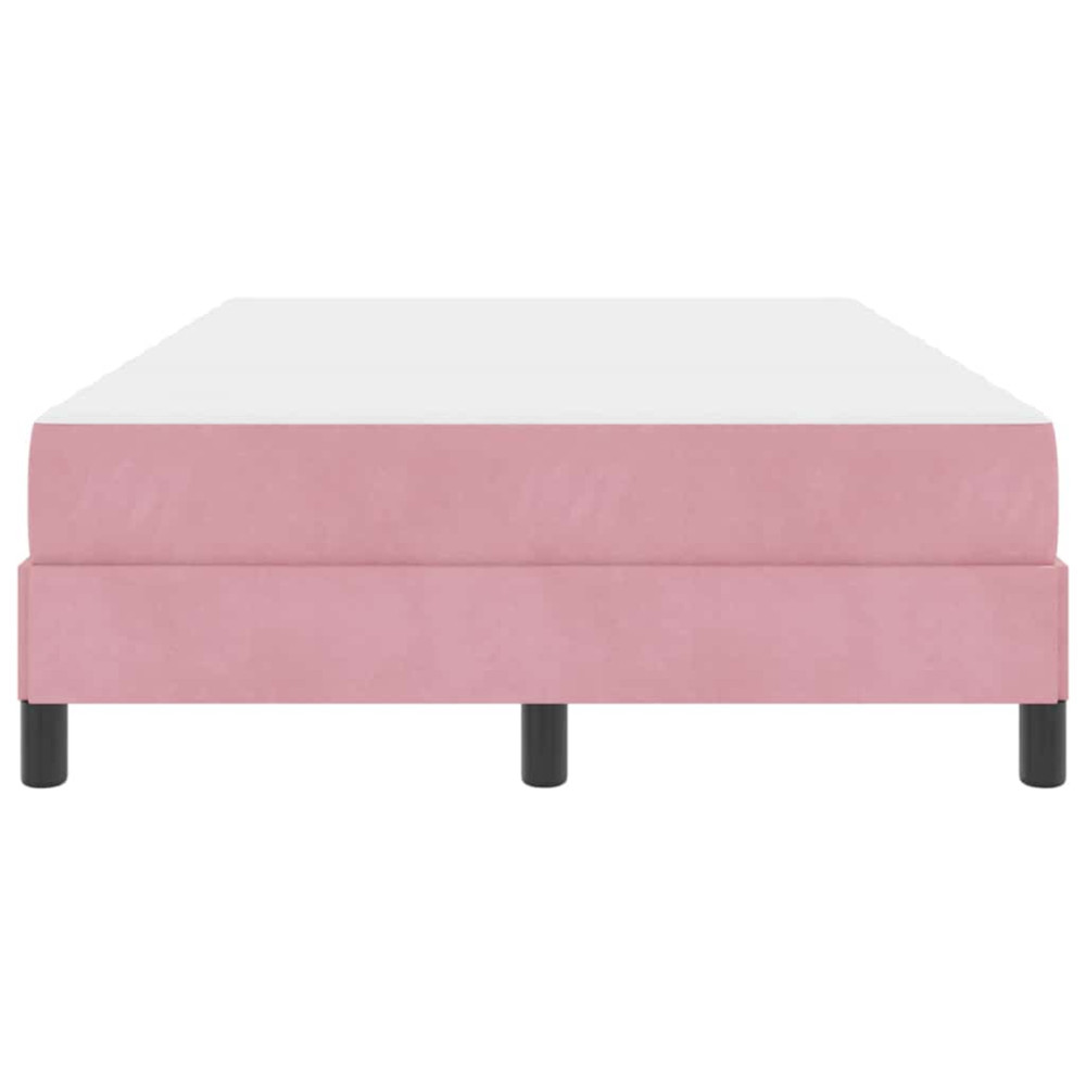 Produktbild för Bäddfjäder med madrass Rosa 120 x 220 cm tyg