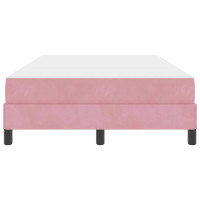 Produktbild för Bäddfjäder med madrass Rosa 120 x 220 cm tyg