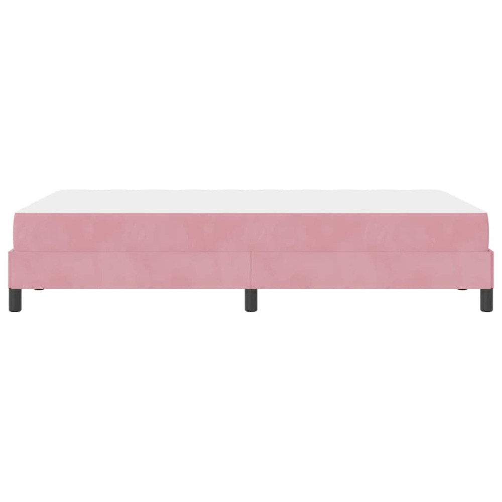 Produktbild för Bäddfjäder med madrass Rosa 120 x 220 cm tyg