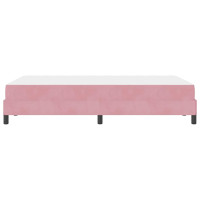 Produktbild för Bäddfjäder med madrass Rosa 120 x 220 cm tyg