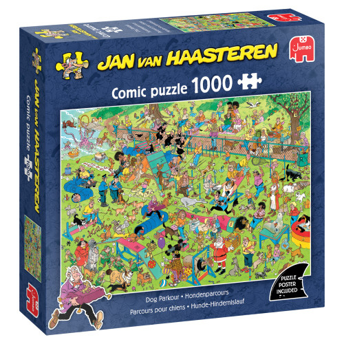 Jumbo Jan van Haasteren Pussel - Dog Parcour 1 000 bitar