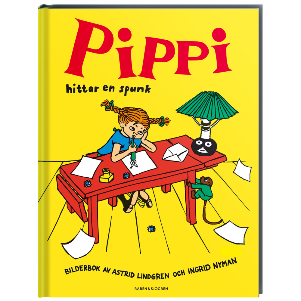 Produktbild för Pippi hittar en spunk (bok, kartonnage)