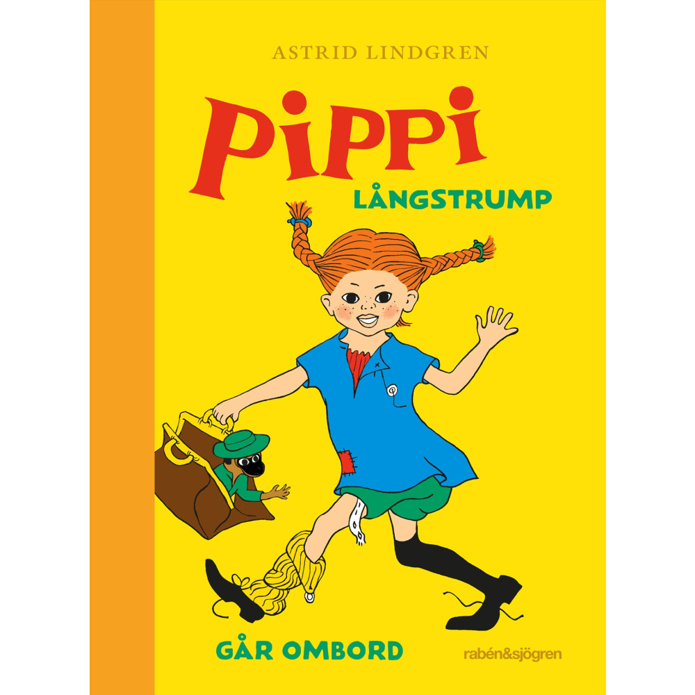 Produktbild för Pippi Långstrump går ombord (inbunden)