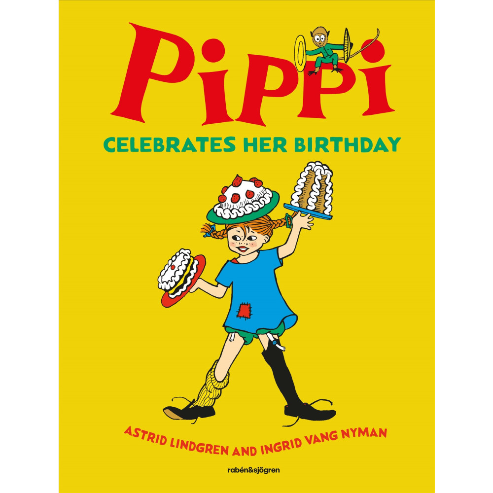 Produktbild för Pippi celebrates her birthday (inbunden, eng)