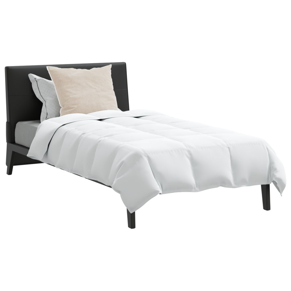 Produktbild för Sommar Duvet med kudde 2 pcs Vit Dunfjäder