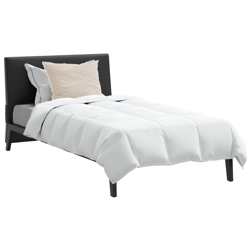 Produktbild för Sommar Duvet med kudde 2 pcs Vit Dunfjäder