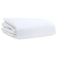 Produktbild för Sommar Duvet med kudde 2 pcs Vit Dunfjäder