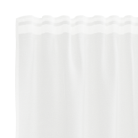 Produktbild för Spetsgardin med gardiner Blommor Vit 100 x 300 cm Polyester