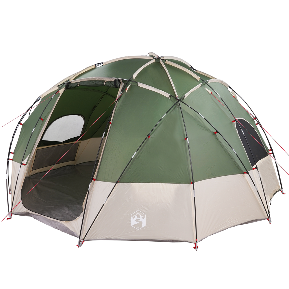 Produktbild för Dome Tält med tak med lagring Grön 475 x 475 x 235 cm taffeta