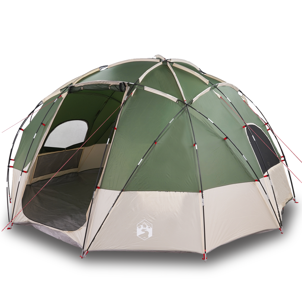 Produktbild för Dome Tält med tak med lagring Grön 475 x 475 x 235 cm taffeta