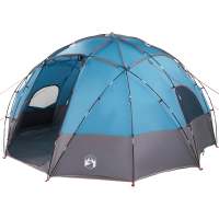 Produktbild för Dome Tält med tak med lagring Blå 475 x 475 x 235 cm taffeta
