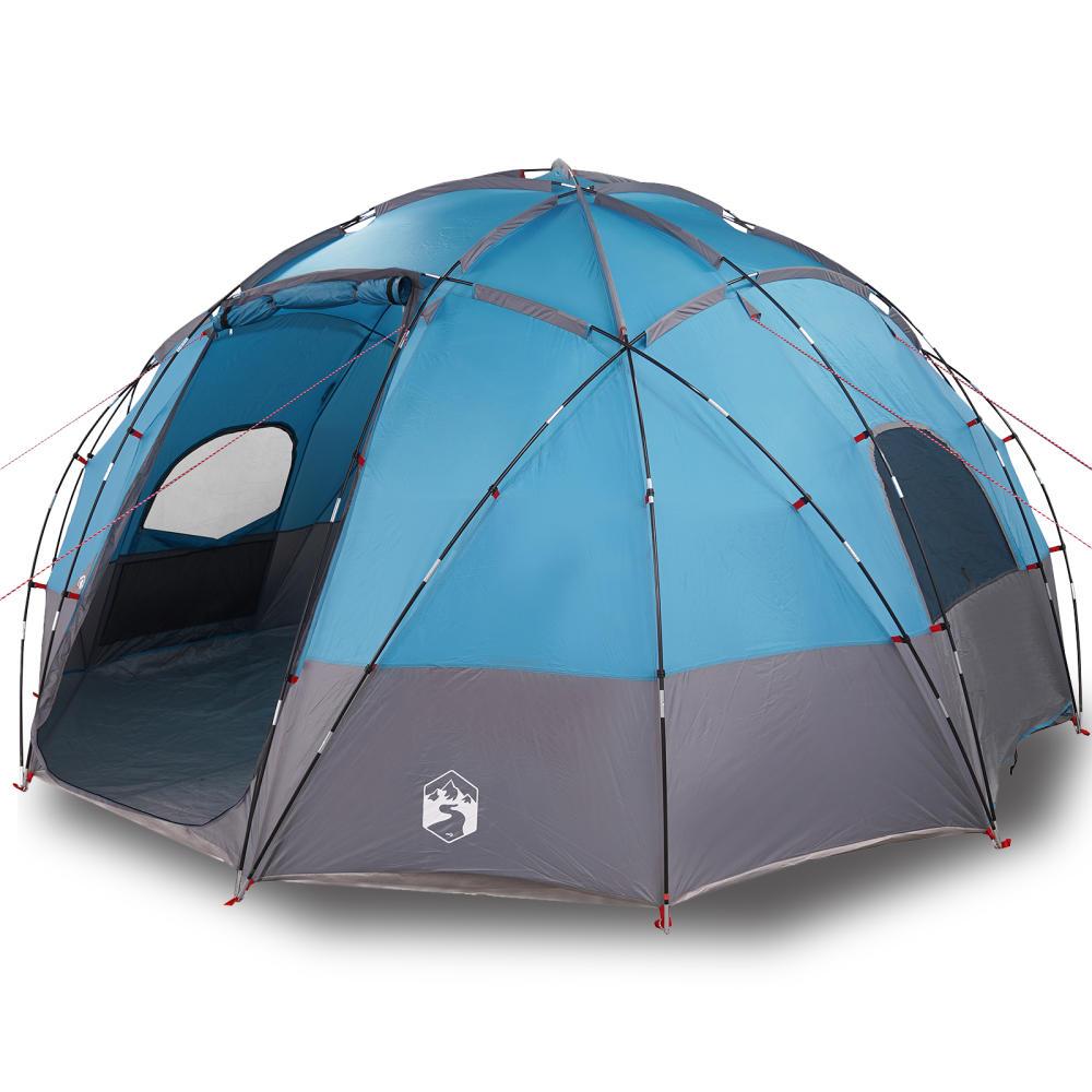 Produktbild för Dome Tält med tak med lagring Blå 475 x 475 x 235 cm taffeta