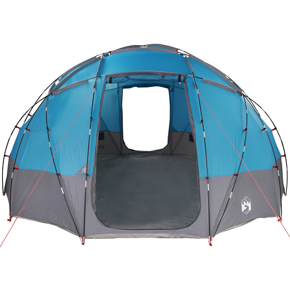 Produktbild för Dome Tält med tak med lagring Blå 475 x 475 x 235 cm taffeta