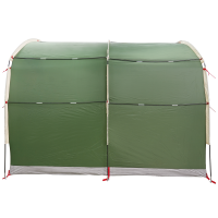 Produktbild för Tält med tak med lagring Grön 268 x 240 x 191 cm Polyester