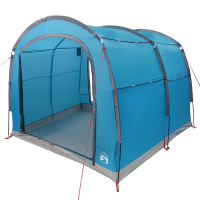Produktbild för Tält med tak med lagring Blå 268 x 240 x 191 cm Polyester