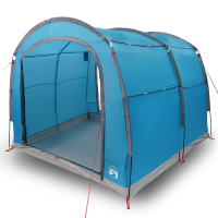 Produktbild för Tält med tak med lagring Blå 268 x 240 x 191 cm Polyester