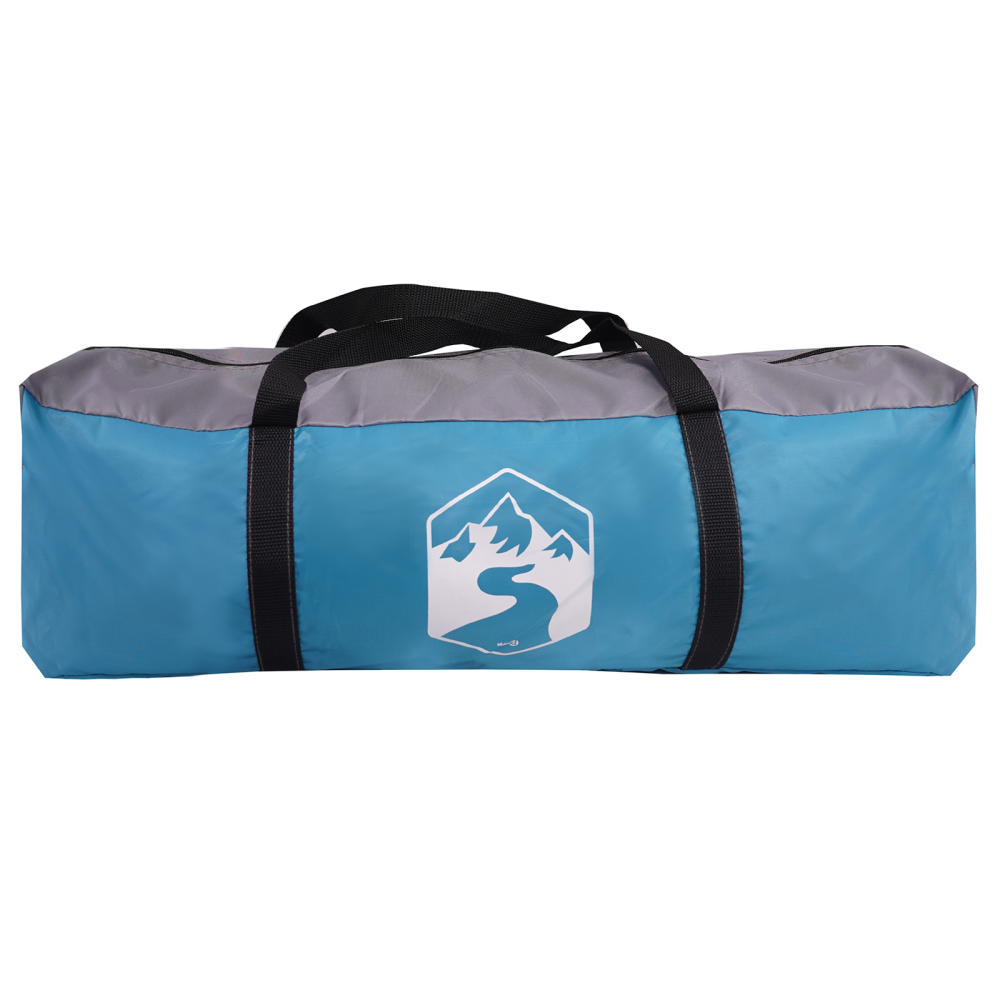 Produktbild för Tält med tak med lagring Blå 268 x 240 x 191 cm Polyester